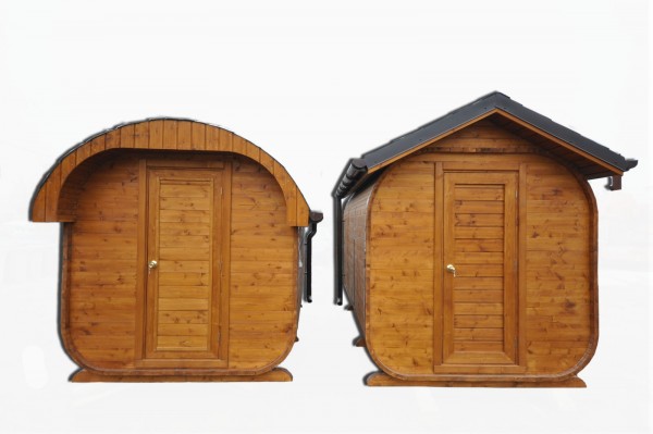 Sauna (ovales Dach) Sauna (ovales Dach)