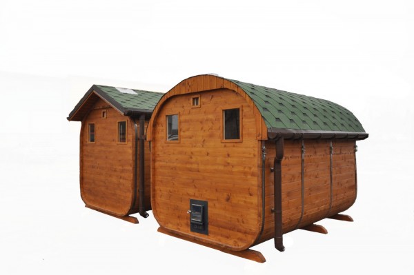 Sauna (ovales Dach) Sauna (ovales Dach)