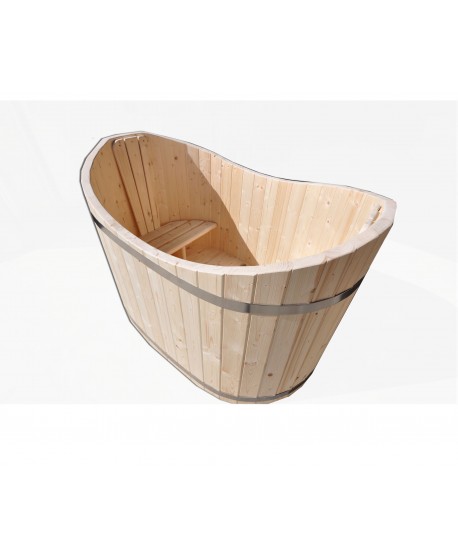 Badetonne Oval aus Holz Badetonne Oval aus Holz