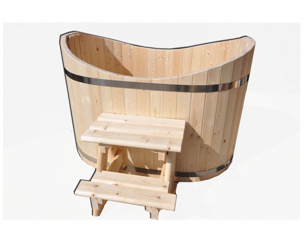 Badezuber Oval aus Holz Badezuber Oval aus Holz