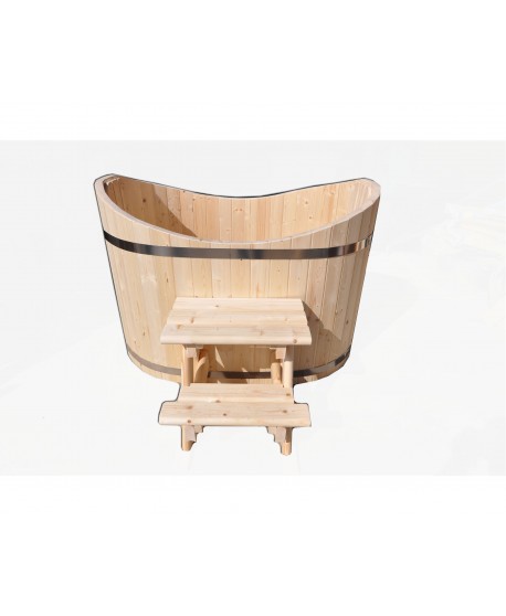 Badetonne Oval aus Holz Badetonne Oval aus Holz