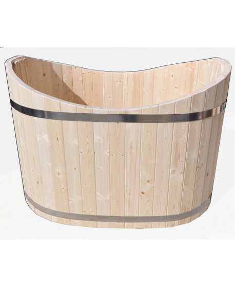 Badebottich Oval aus Holz Badebottich Oval aus Holz