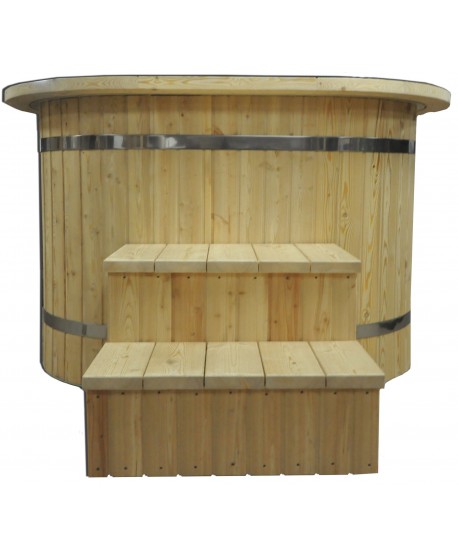 Ofuro Wanne Oval mit Kunststoffeinsatz Ofuro Wanne Oval mit Kunststoffeinsatz