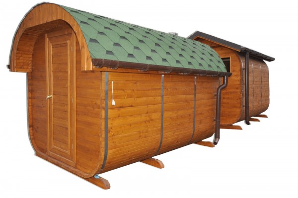 Sauna (ovales Dach) Sauna (ovales Dach)