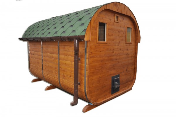 Sauna (ovales Dach) Sauna (ovales Dach)