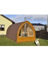 Sauna su panoraminiu langu Sauna su panoraminiu langu