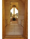 Sauna su panoraminiu langu Sauna su panoraminiu langu