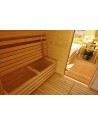 Sauna su panoraminiu langu Sauna su panoraminiu langu