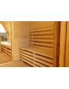 Sauna su panoraminiu langu Sauna su panoraminiu langu