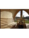 Sauna su panoraminiu langu Sauna su panoraminiu langu
