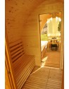 Sauna su panoraminiu langu Sauna su panoraminiu langu