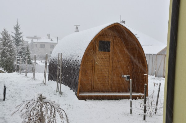 Sauna mit Panoramafenster Sauna mit Panoramafenster