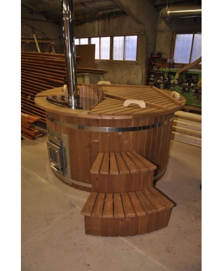 180 cm Kunststoff Thermoholz Badetonne 180 cm Kunststoff Thermoholz Badetonne