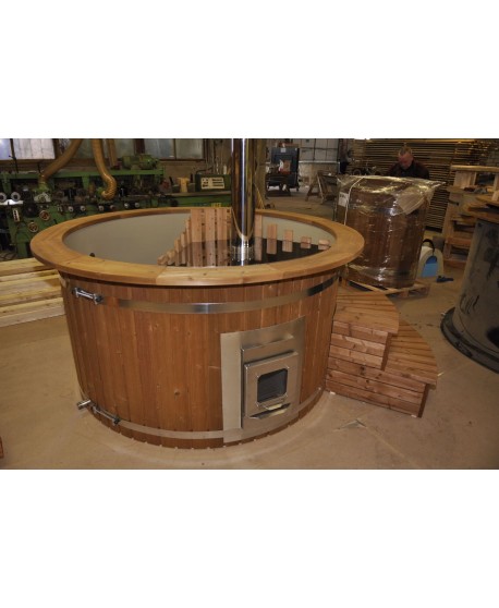 180 cm Kunststoff Thermoholz Badetonne 180 cm Kunststoff Thermoholz Badetonne