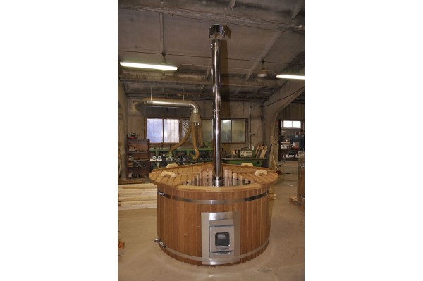 180 cm Kunststoff Thermoholz Badetonne 180 cm Kunststoff Thermoholz Badetonne