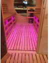 Sauna su panoraminiu langu Sauna su panoraminiu langu