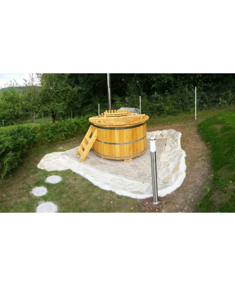 Holzbadebottich aus Lärche Holzbadebottich aus Lärche