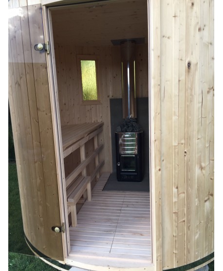 Aussensauna Fassform Aussensauna Fassform