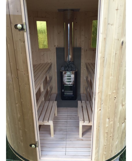 Aussensauna Fassform Aussensauna Fassform