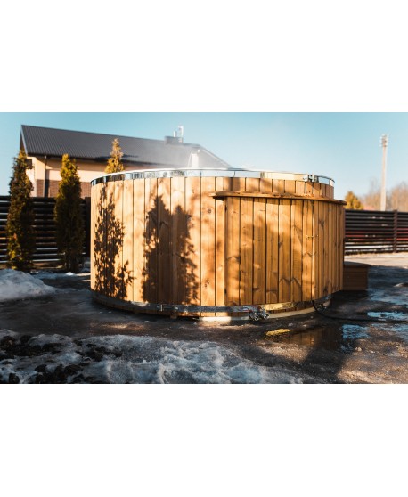 Badezuber mit Überlaufsystem