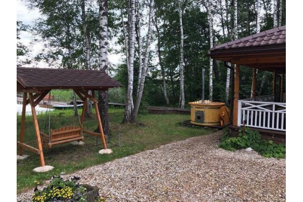 Udendørs boblebad med integreret komfur 1,6 m Udendørs boblebad med integreret komfur 1,6 m