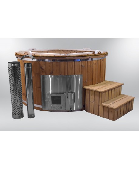 Exklusive Badetonne mit holzofen Exklusive Badetonne mit holzofen