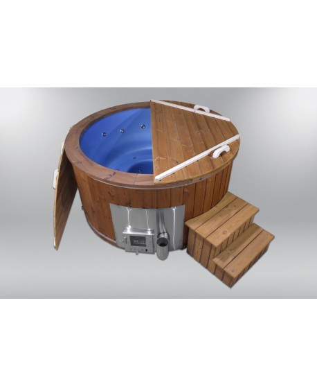 Exklusive Badetonne GFK blaue Farbe 182cm Exklusive Badetonne GFK blaue Farbe 182cm