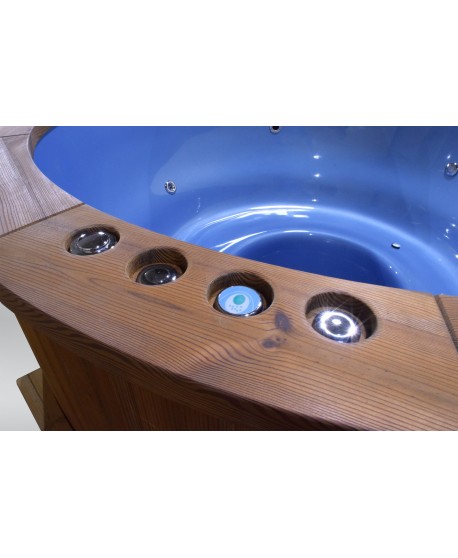 Exklusive Badetonne GFK blaue Farbe 182cm Exklusive Badetonne GFK blaue Farbe 182cm