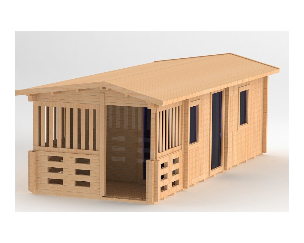 Quadratische Sauna mit Holzofen Quadratische Sauna mit Holzofen