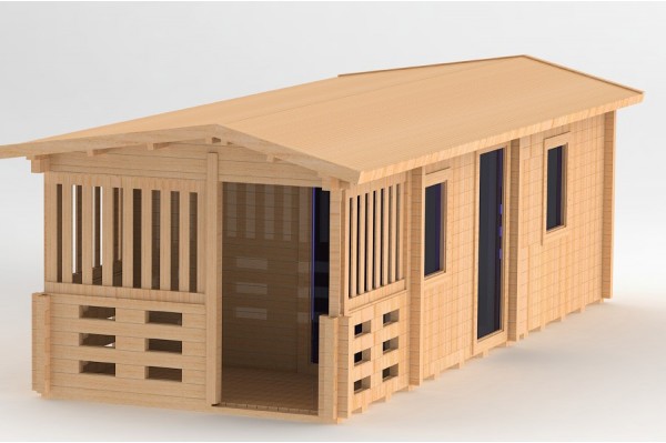 Sauna staciakampės formos Sauna staciakampės formos