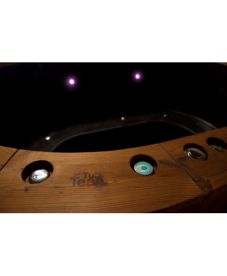 Badetonne Oval mit Holzofen Badetonne Oval mit Holzofen