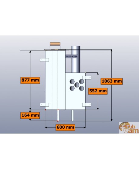 Ofen für Badefass KL np-60 Ofen für Badefass KL np-60