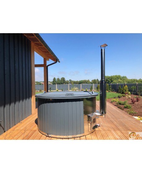 Glastuchwanne mit integriertem Backofen Glastuchwanne mit integriertem Backofen