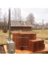 Badefass aus Thermoholz mit Kunststoffeinsatz Badefass aus Thermoholz mit Kunststoffeinsatz