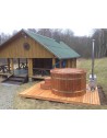 Badefass aus Thermoholz mit Kunststoffeinsatz Badefass aus Thermoholz mit Kunststoffeinsatz