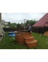 Badefass aus Thermoholz mit Kunststoffeinsatz Badefass aus Thermoholz mit Kunststoffeinsatz