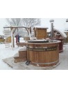 Badefass aus Thermoholz mit Kunststoffeinsatz Badefass aus Thermoholz mit Kunststoffeinsatz