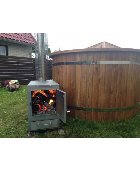 Badefass aus Thermoholz mit Kunststoffeinsatz Badefass aus Thermoholz mit Kunststoffeinsatz